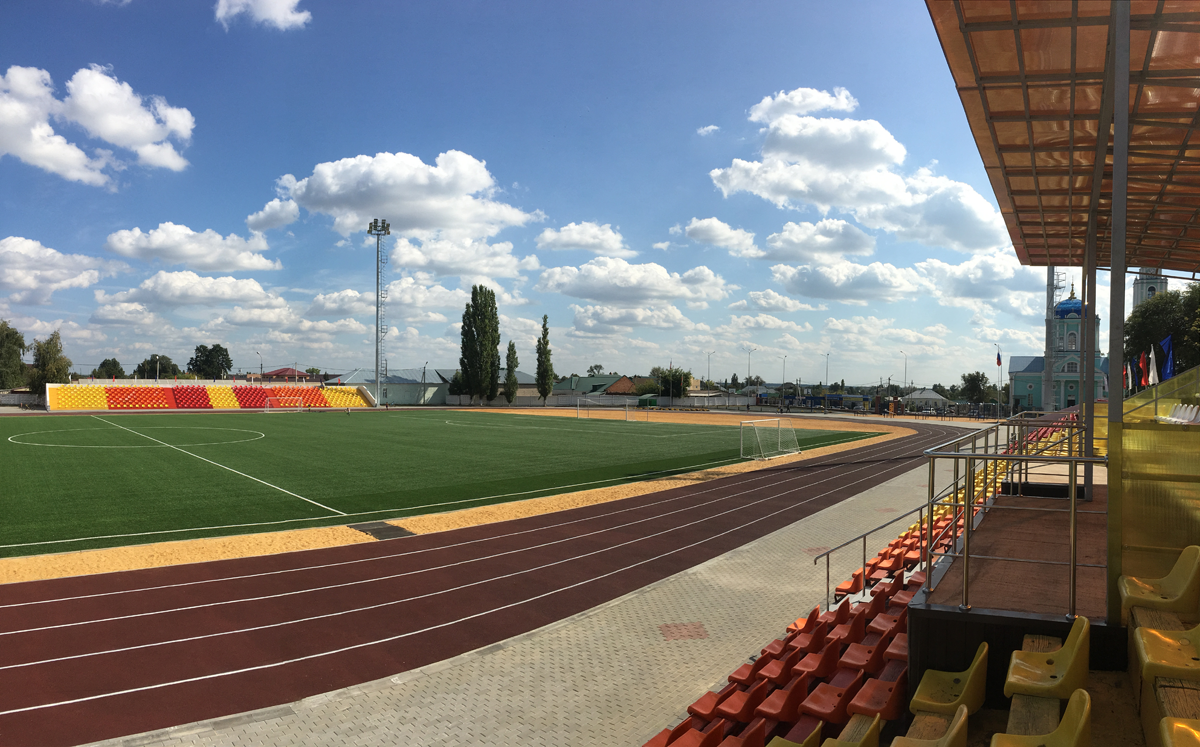 В Усмани завершена реконструкция стадиона