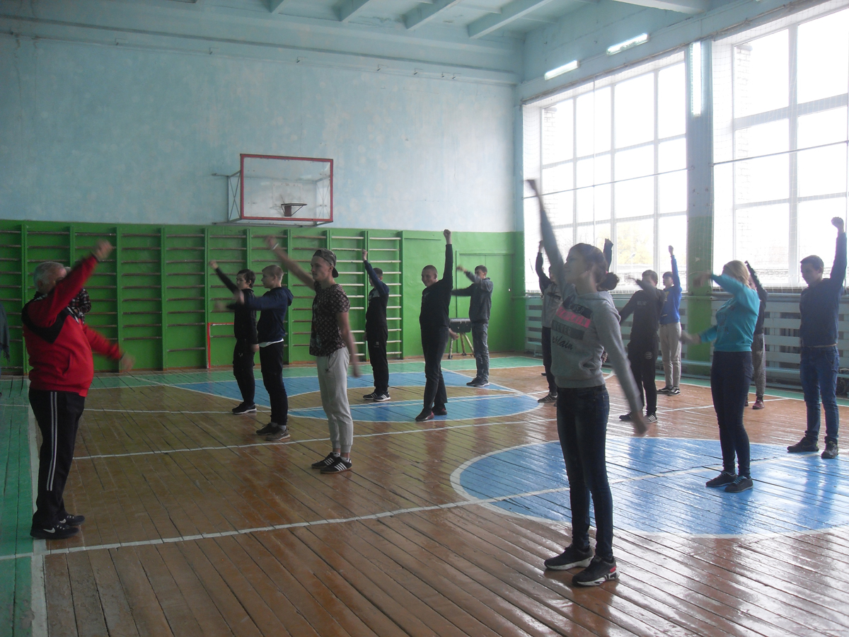 ГТО в Октябрьском техническом училище